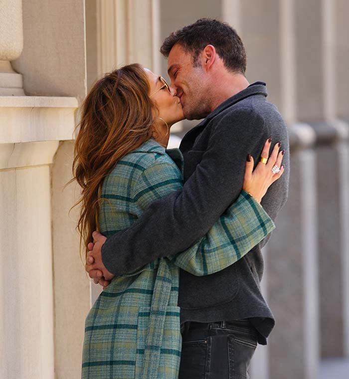 Jennifer Lopez y Ben Affleck, muy enamorados