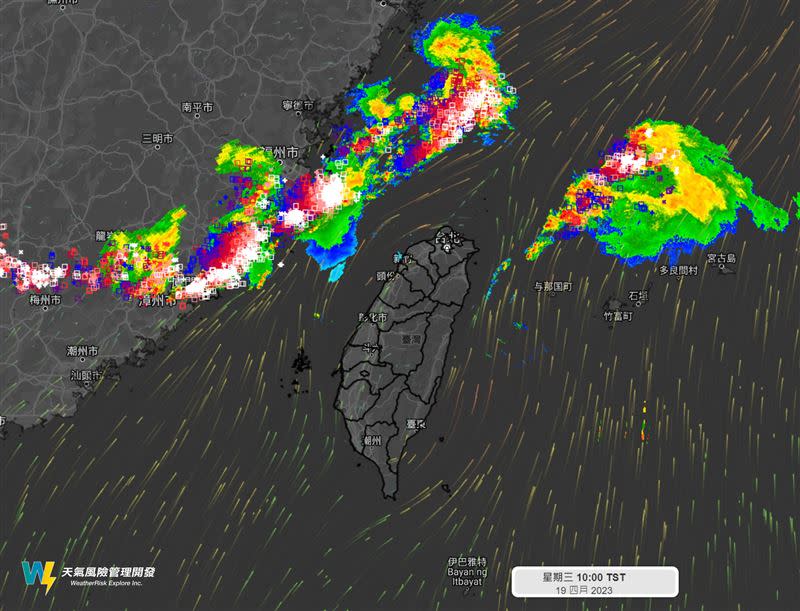 北部即將變天。（圖／翻攝自天氣風險 WeatherRisk）