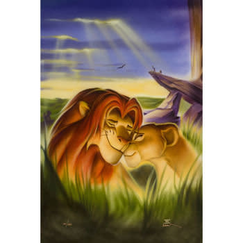 <a href="http://www.costco.com/%22Family-Pride%22-Signed-and-Numbered-Limited-Edition-by-Noah-%C2%A9Disney.product.100130340.html" target="_blank">"Family Pride" Signed and Numbered Limited Edition by Noah ©Disney</a>, $149.99