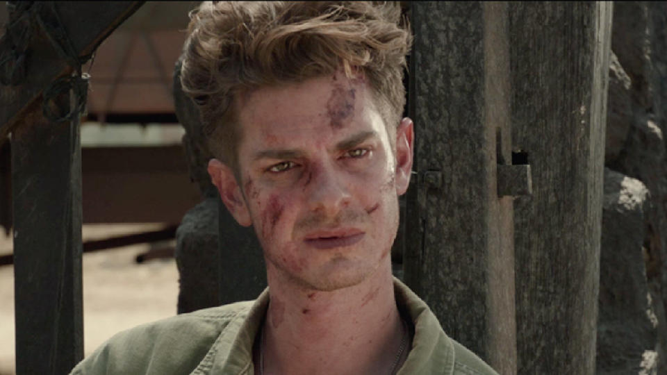 Andrew Garfield in Hacksaw Ridge.