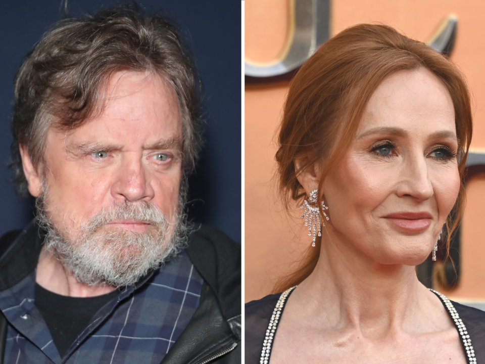 Mark Hamill and JK Rowling (Getty Images)