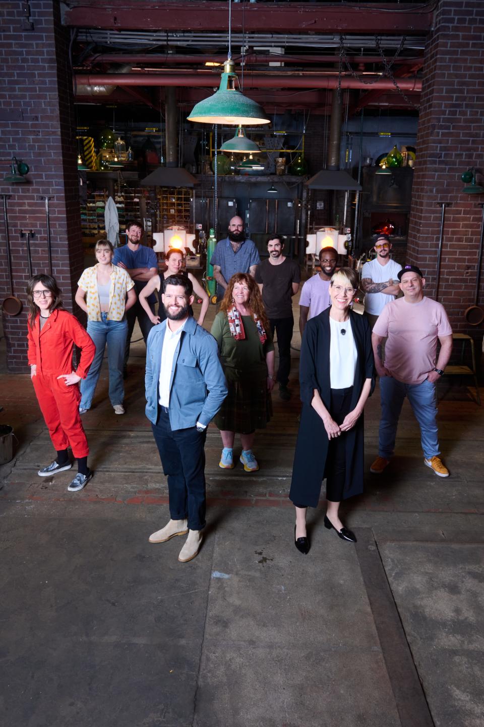 The cast of "Blown Away" Season 4 on Netflix competed for a prize package that includes a residency at The Corning Museum of Glass.