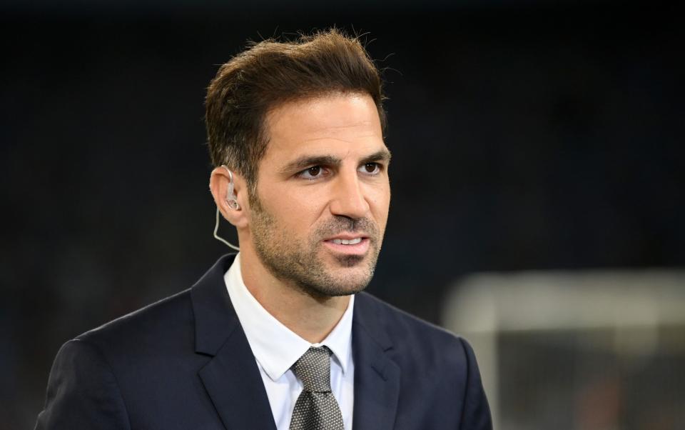 Cesc Fabregas looks on prior to the UEFA Champions League 2022/23 final match between FC Internazionale and Manchester City FC at Ataturk Olympic Stadium