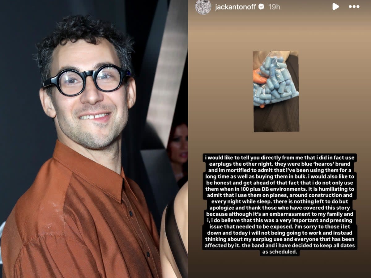 Jack Antonoff, the lead vocalist of Bleachers,  took to X on September 12 to address his recent appearance at the VMAs (Instagram/Getty Images)