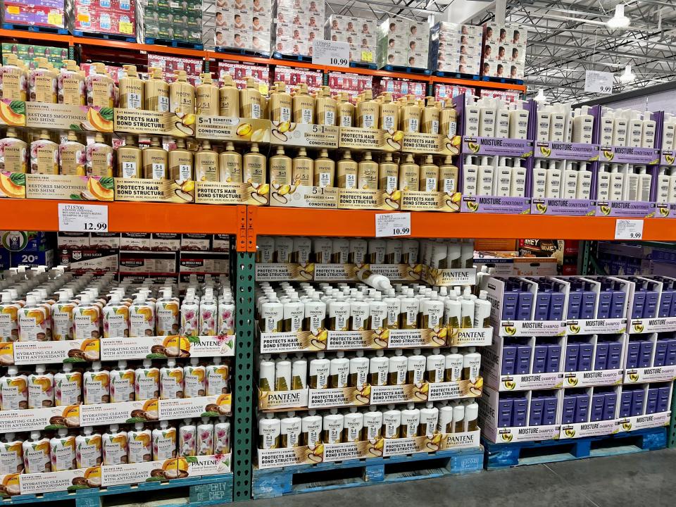 Shampoo and conditioner at Costco