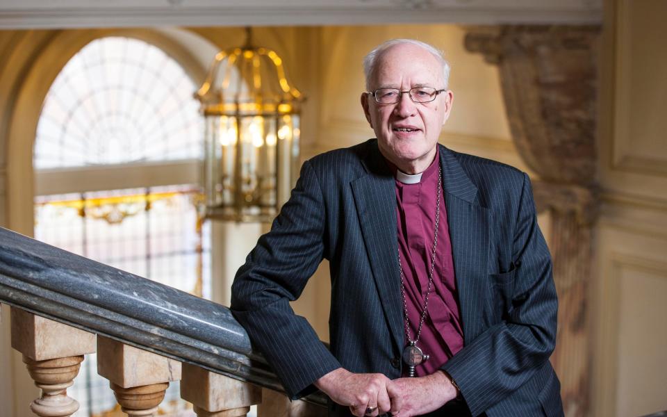 former Archbishop of Canterbury George Carey  - Credit: Andrew Crowley for the Telegraph 