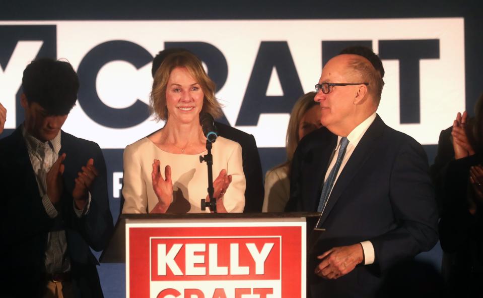 Kelly Craft concedes the GOP governor's race Tuesday night. "The Kentuckians that I’ve met have made a lasting, forever impact on me.”