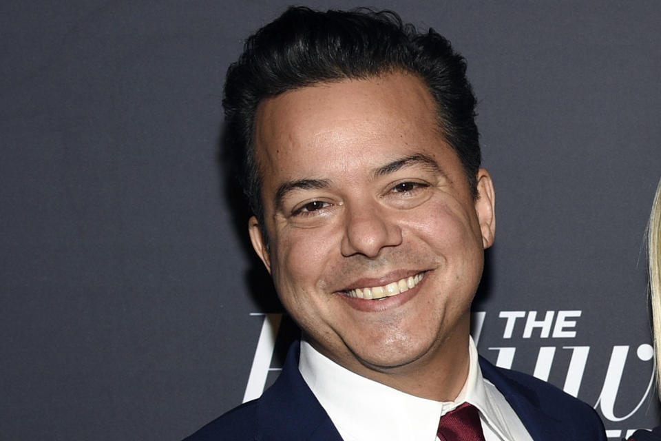 FILE — John Avlon attends The Hollywood Reporter's annual Most Powerful People in Media cocktail reception, at The Pool, April 11, 2019, in New York. Avlon is the incumbent Democrat candidate for Congress in New York's District 1. (Photo by Evan Agostini/Invision/AP, File)