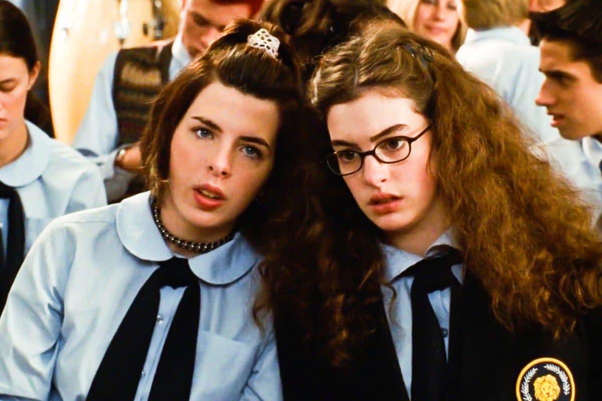 Anne Hathaway in The Princess Diaries (Walt Disney Pictures)