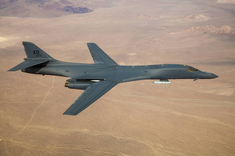 美國空軍B-1B戰略轟炸機   圖：擷取自美國空軍