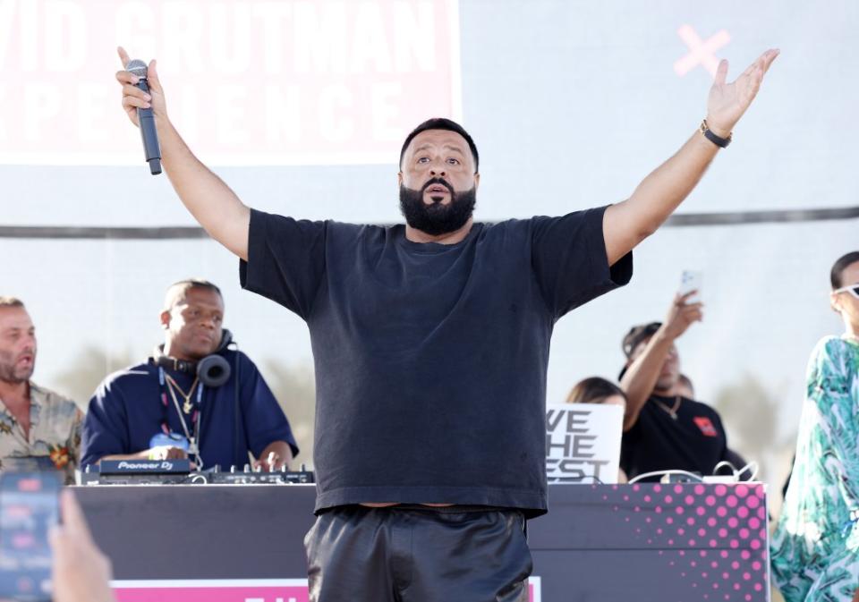 DJ Khaled performing at the 2024 South Beach Wine and Food Festival on Feb. 25 in Miami Beach, Florida. Getty Images