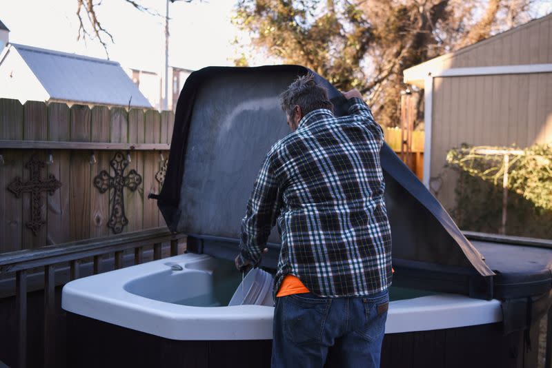 FILE PHOTO: Much of Texas remains under a boil water advisory following a major winter storm in Houston