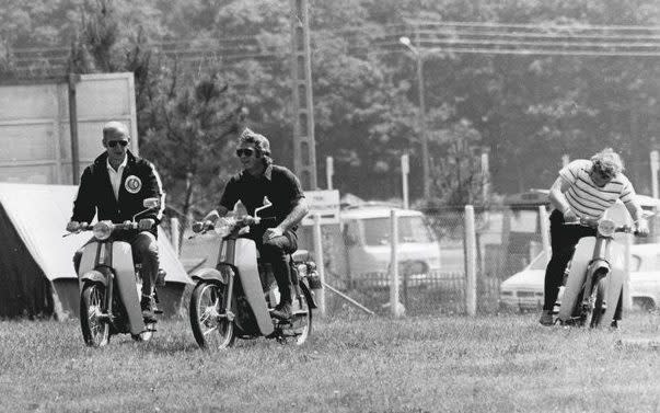 McQueen and bike - Alamy