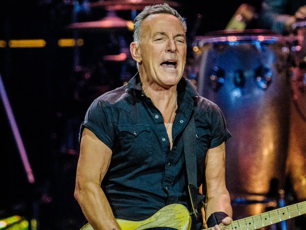 Bruce Springsteen beim Comeback-Konzert in Phoenix: The Boss ist zurück, seine Stimme ebenfalls. (Bild: imago/Gonzales Photo)