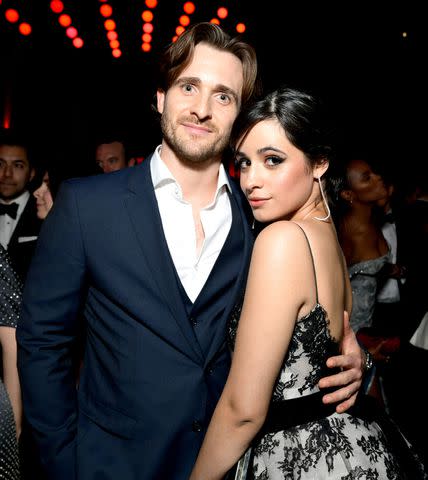 <p>Emma McIntyre /VF19/WireImage</p> Matthew Hussey and Camila Cabello at the Vanity Fair Oscar Party in Beverly Hills in February 2019