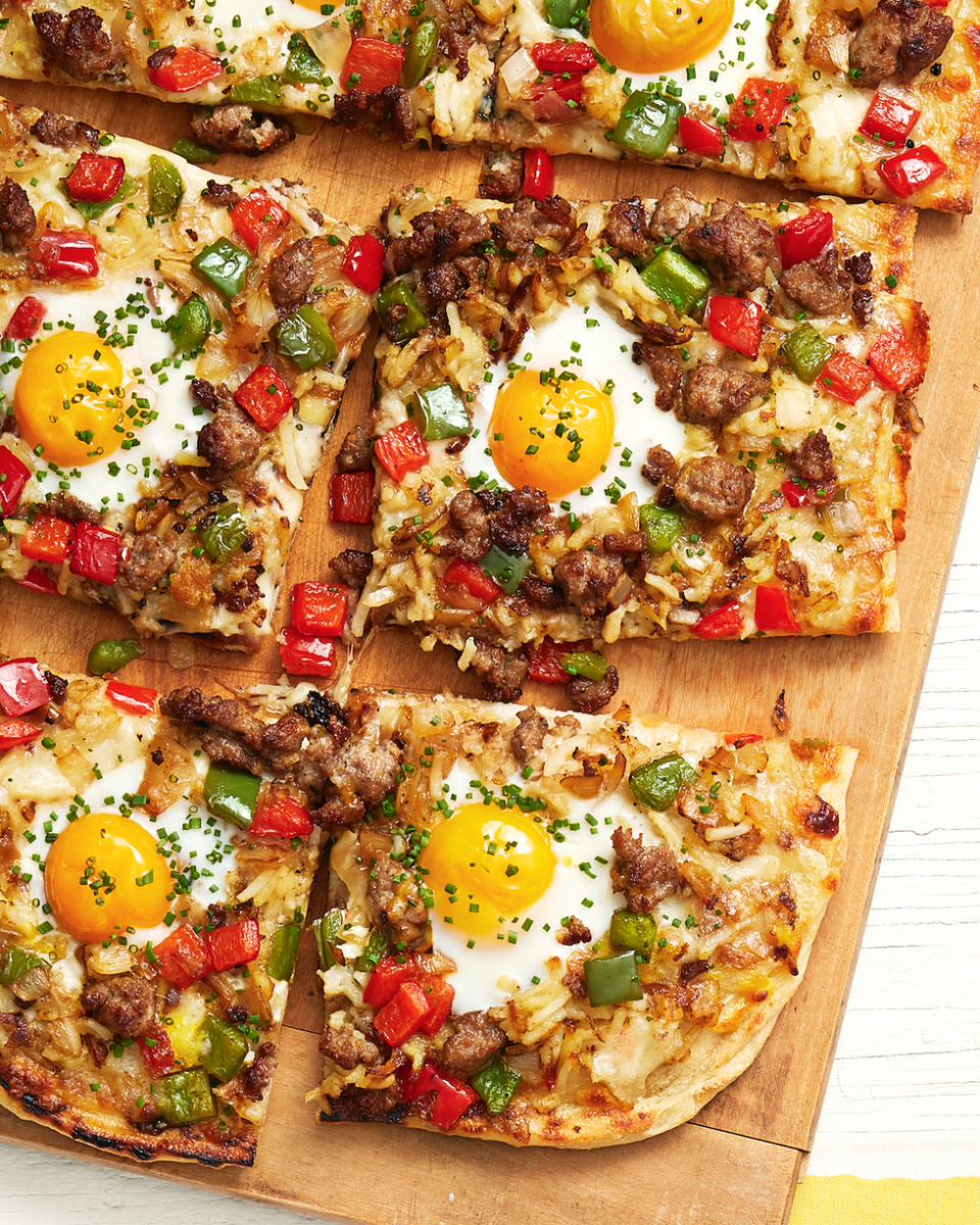 Grilled Breakfast Pizza