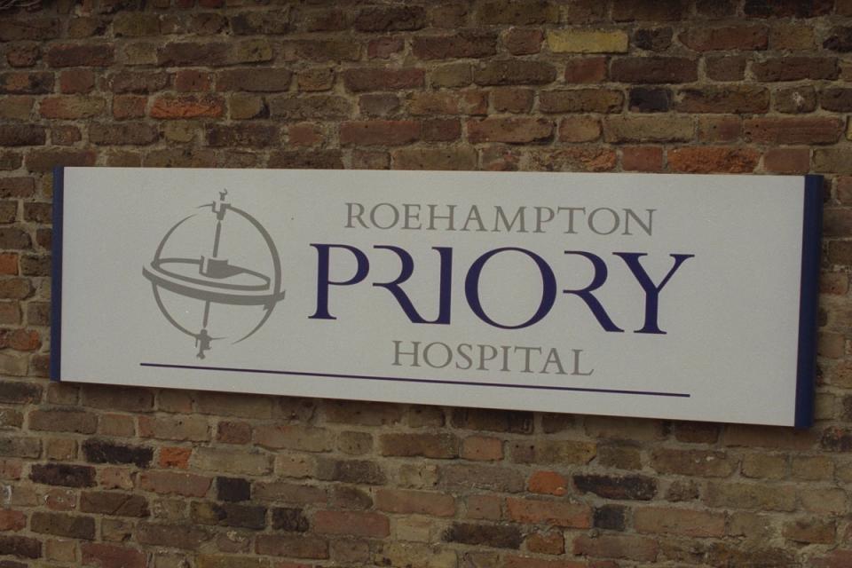 The Priory Group pleaded guilty to one count of failing to discharge their duties (Murray Sanders/Daily Mail/Shutterstock)