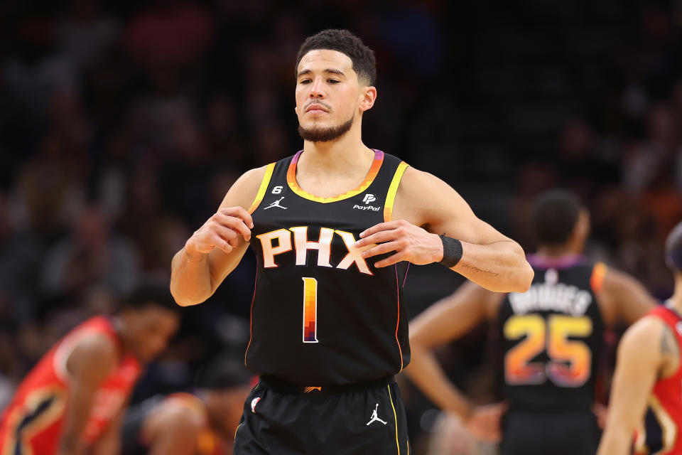 Devin Booker of the Phoenix Suns