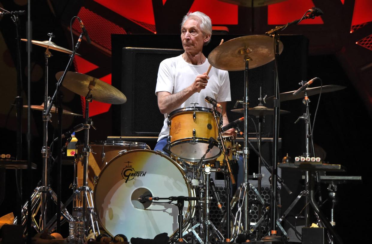 Charlie Watts le batteur des Rolling Stones en 2016 - Pablo PORCIUNCULA / AFP