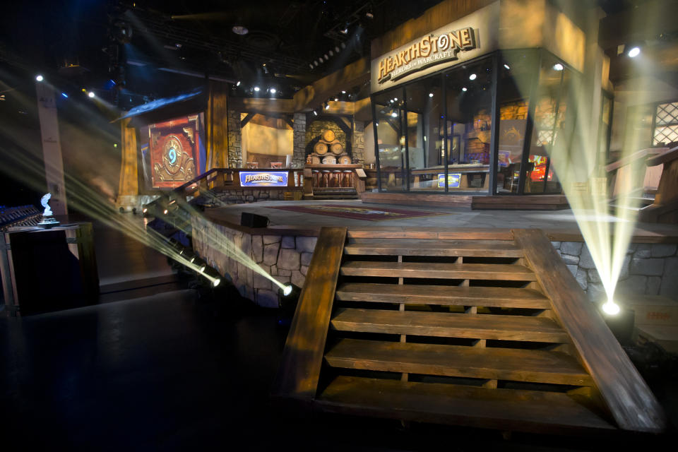 The Hearthstone stage at BlizzCon 2016 (Blizzard)