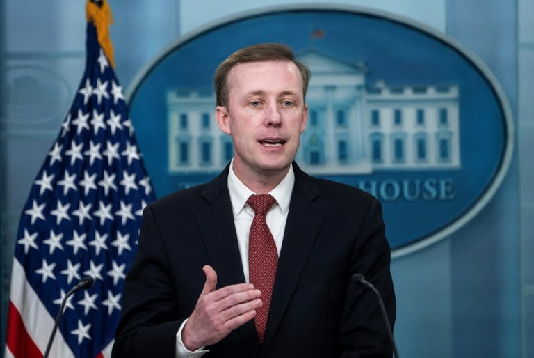 US National Security Adviser Jake Sullivan said new sanctions against Iran are coming (ANDREW CABALLERO-REYNOLDS)