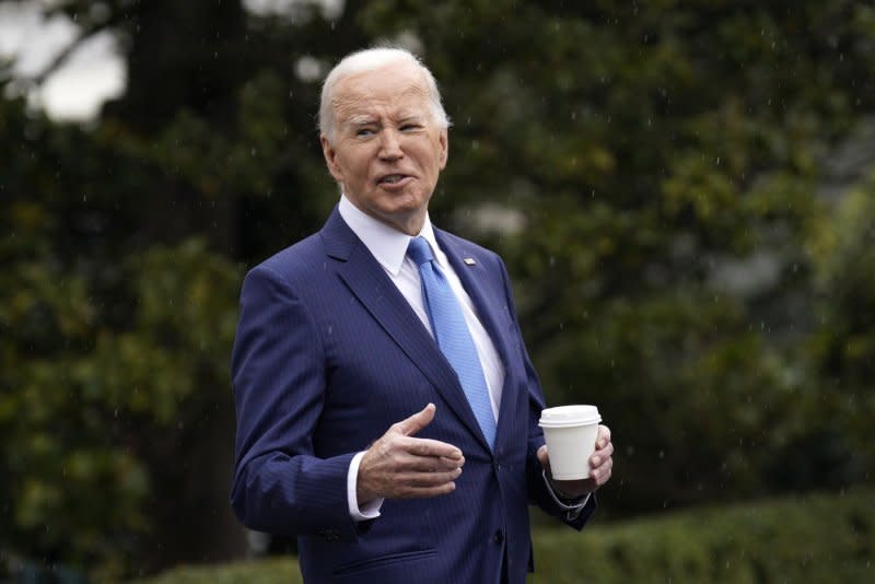 President Joe Biden said pharmacy chains selling mifepristone abortion pills is an important milestone in ensuring access. Photo by Yuri Gripas/UPI