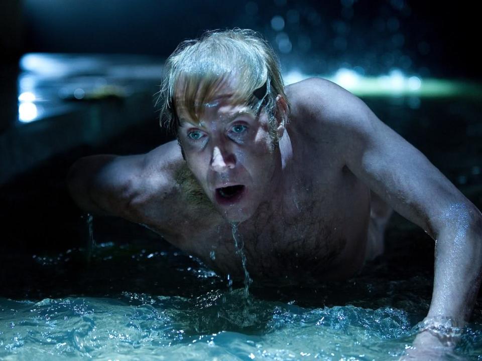 Rhys Ifans as Dr. Curt Connors in "The Amazing Spider-Man."