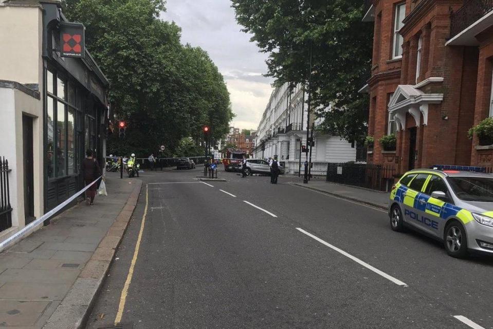 Police were called shortly after 2.30pm on Sunday (KensingtonChelseaMPS)