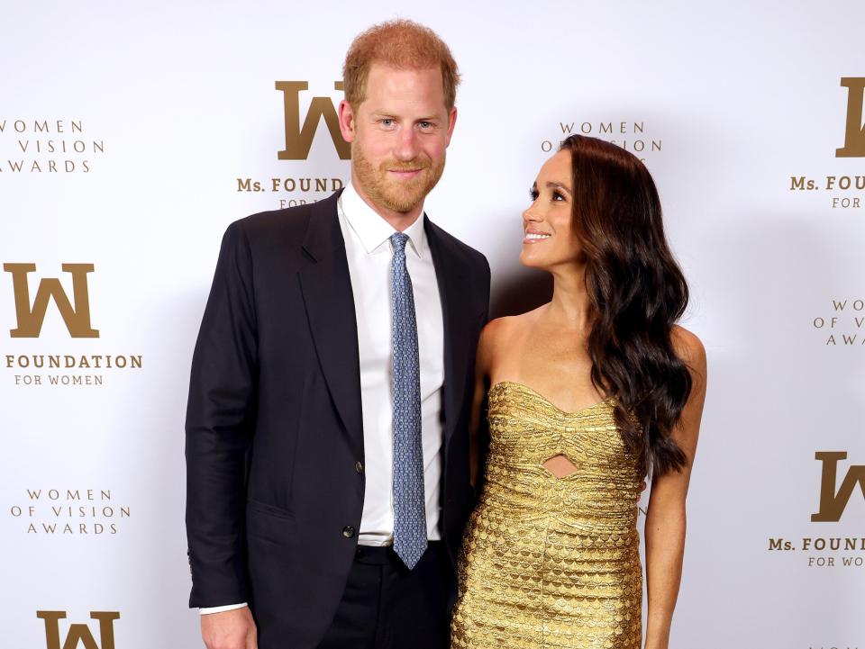 Prince Harry and Meghan Markle attend the Ms. Foundation Women of Vision Awards on May 16, 2023 in New York City.