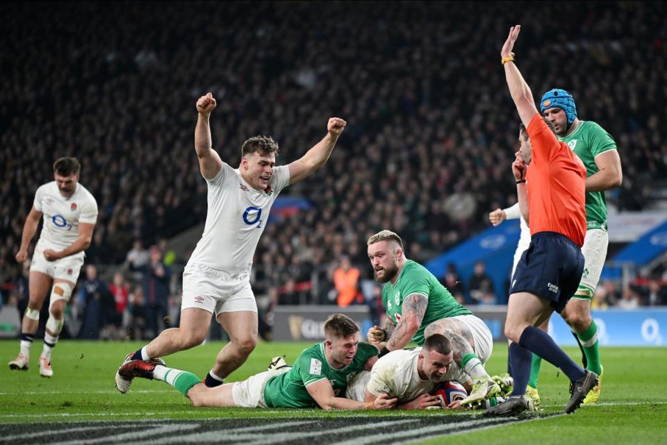 Ben Earl scored a try in a magnificent individual performance that helped England to victory (Getty Images)