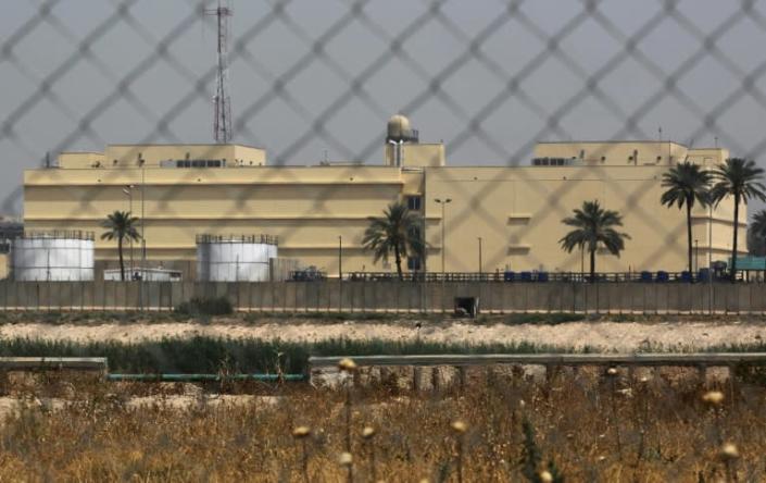 The sprawling US embassy in Baghdad sits mostly empty, which analysts say is a clear sign of reduced US interests in Iraq (AFP Photo/AHMAD AL-RUBAYE)