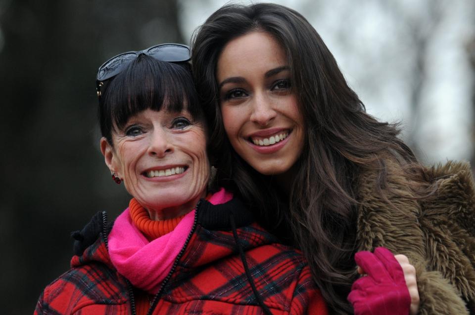 Geraldine Chaplin (L) and her daughter actress Oona Chaplin Film ' Imago Mortis ' photo-call in Rome, Italya on January 13, 2009