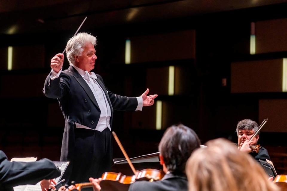 Christopher Warren-Green, now the orchestra’s conductor laureate, served as maestro for the Charlotte Symphony for 12 years. He stepped down as music director in 2022.