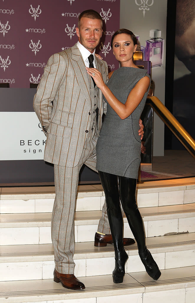 At the launch of their signature fragrances in 2008