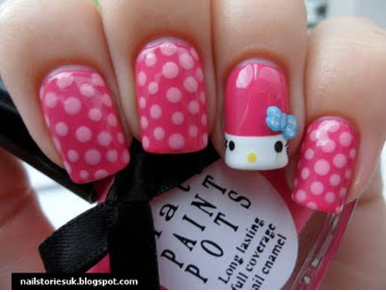 hello kitty nails for little kids