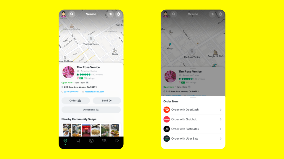 Snapchat is putting its map front and center.