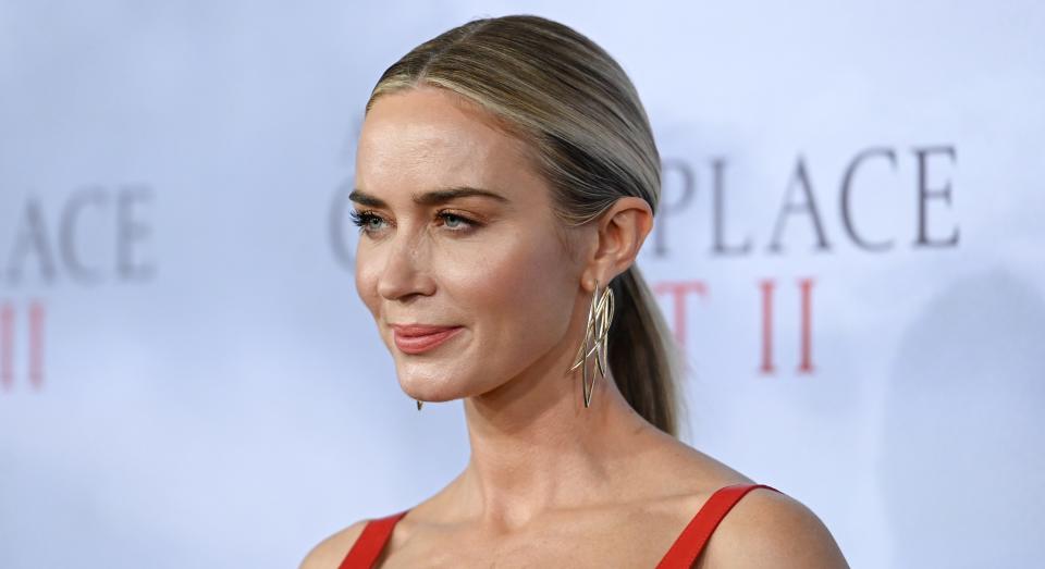 Emily Blunt has opened up about why she's keen to keep her young daughters away from the 