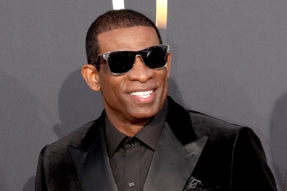 LAS VEGAS, NEVADA - FEBRUARY 08: Deion Sanders attends the 13th Annual NFL Honors at Resorts World Theatre on February 08, 2024 in Las Vegas, Nevada. (Photo by Jeff Kravitz/FilmMagic)