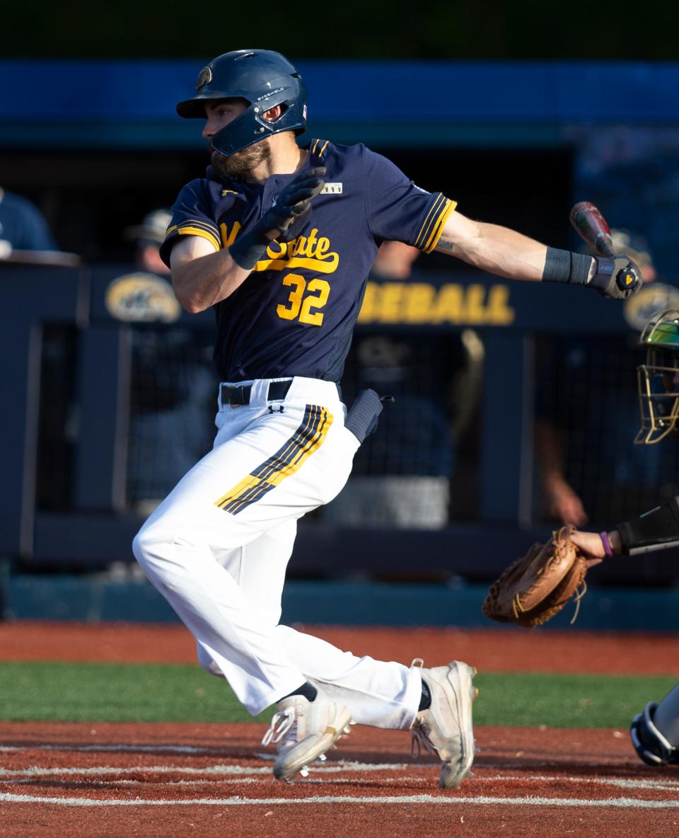 Kent State junior Josh Johnson ripped two doubles during Tuesday night's loss to Georgia Tech at Schoonover Stadium.