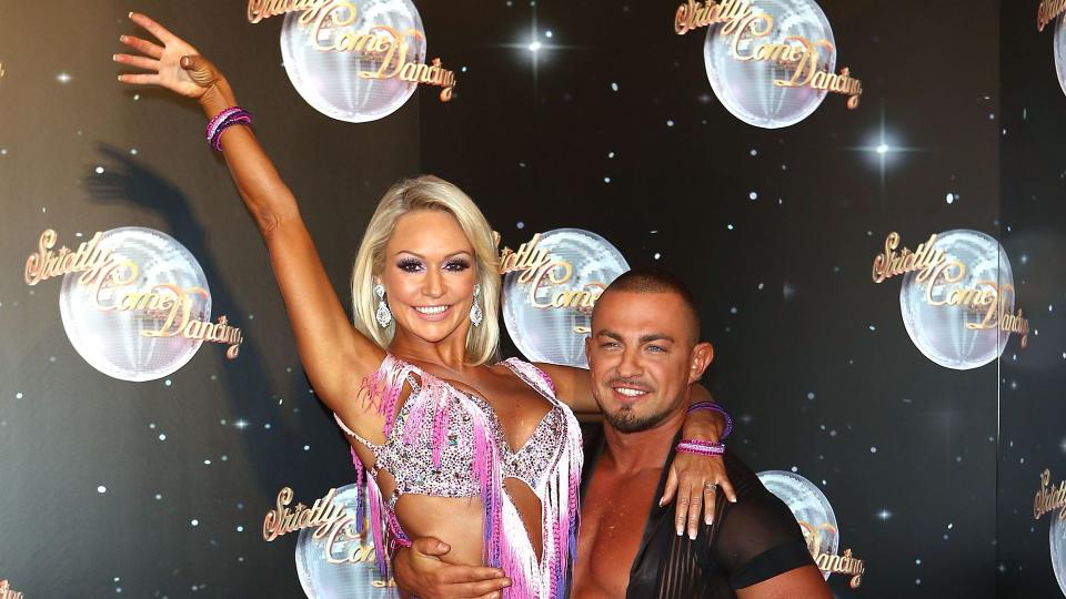 Kristina Rihanoff and Robin Windsor attend the launch of Strictly Come Dancing 2012