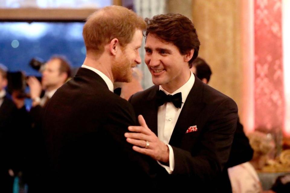 Prince Harry and Justin Trudeau