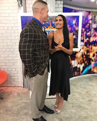 Nikki Bella's unveils her custom-made WrestleMania sneakers