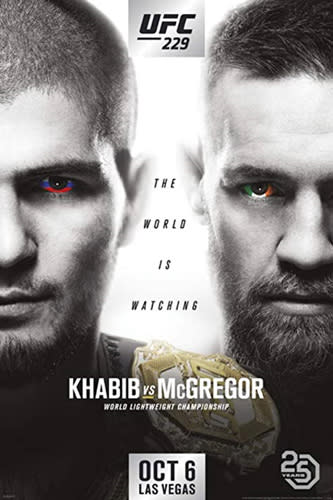 UFC 229 event poster