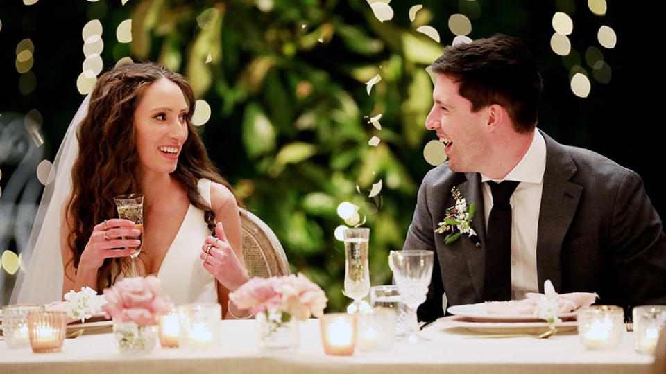 Married At First Sight's Patrick has revealed he believes claims his 'wife' Belinda dated a 73-year-old are false. Photo: Nine