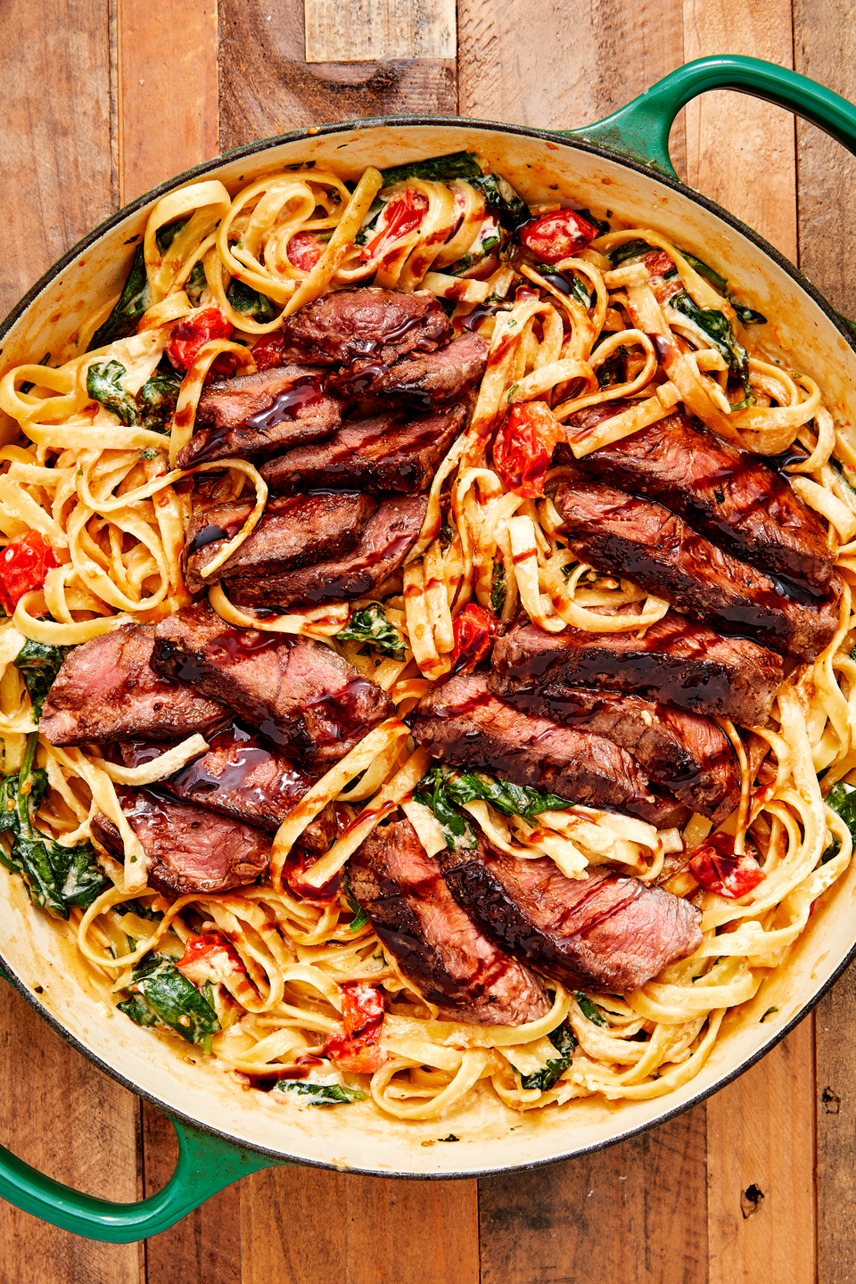 Creamy Steak Fettuccine