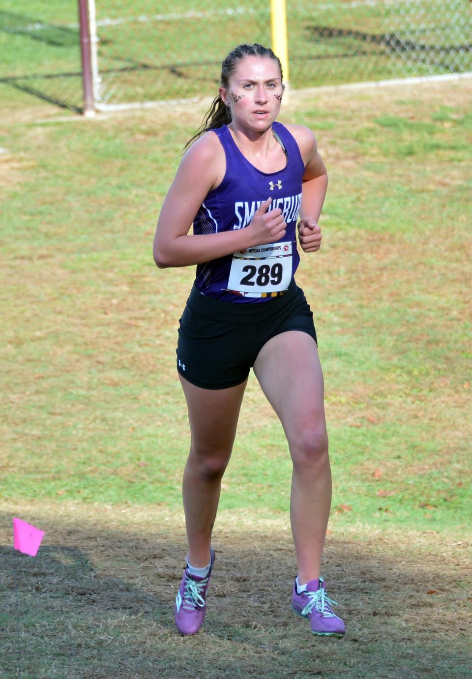 Smithsburg's Michaela Gross finished second in the Maryland Class 1A girls race in 20:16.96.