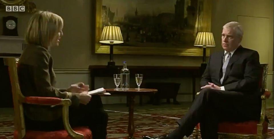 <div class="inline-image__caption"><p>Emily Maitlis questions Prince Andrew on 'Newsnight'</p></div> <div class="inline-image__credit">Screenshot/BBCNewsnight/Twitter</div>