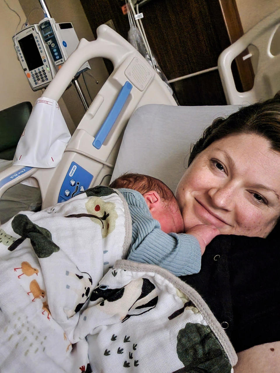Ahna Frye has delivered two babies at Princeton: her son Holland in 2020, and her son Hutton in May 2023. (Courtesy Ahna Frye)
