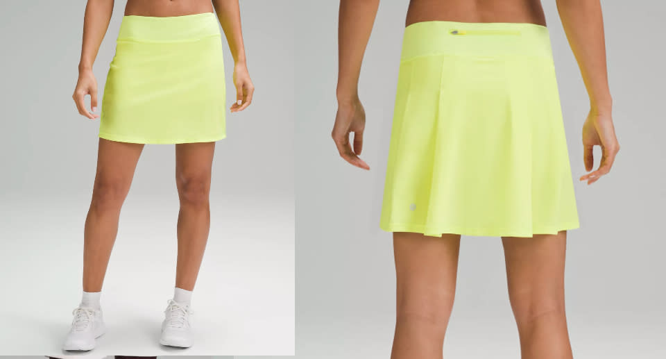 Lululemon shoppers love the Pace Rival Mid-Rise Skirt.