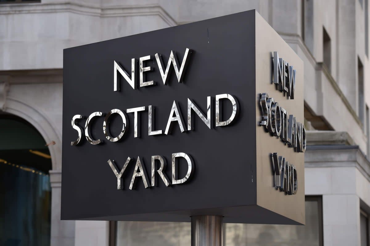 The New Scotland Yard sign (PA Archive)